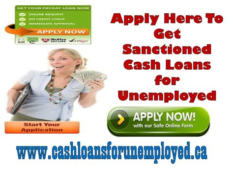 Cash Loans For Unemployed